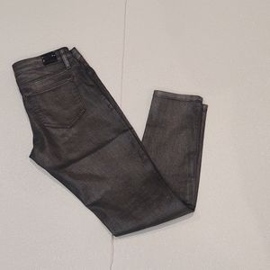 Guess Metallic Graphite Skinny Jeans